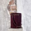 COSTA FOKI bucket bag HEDY burgundy red